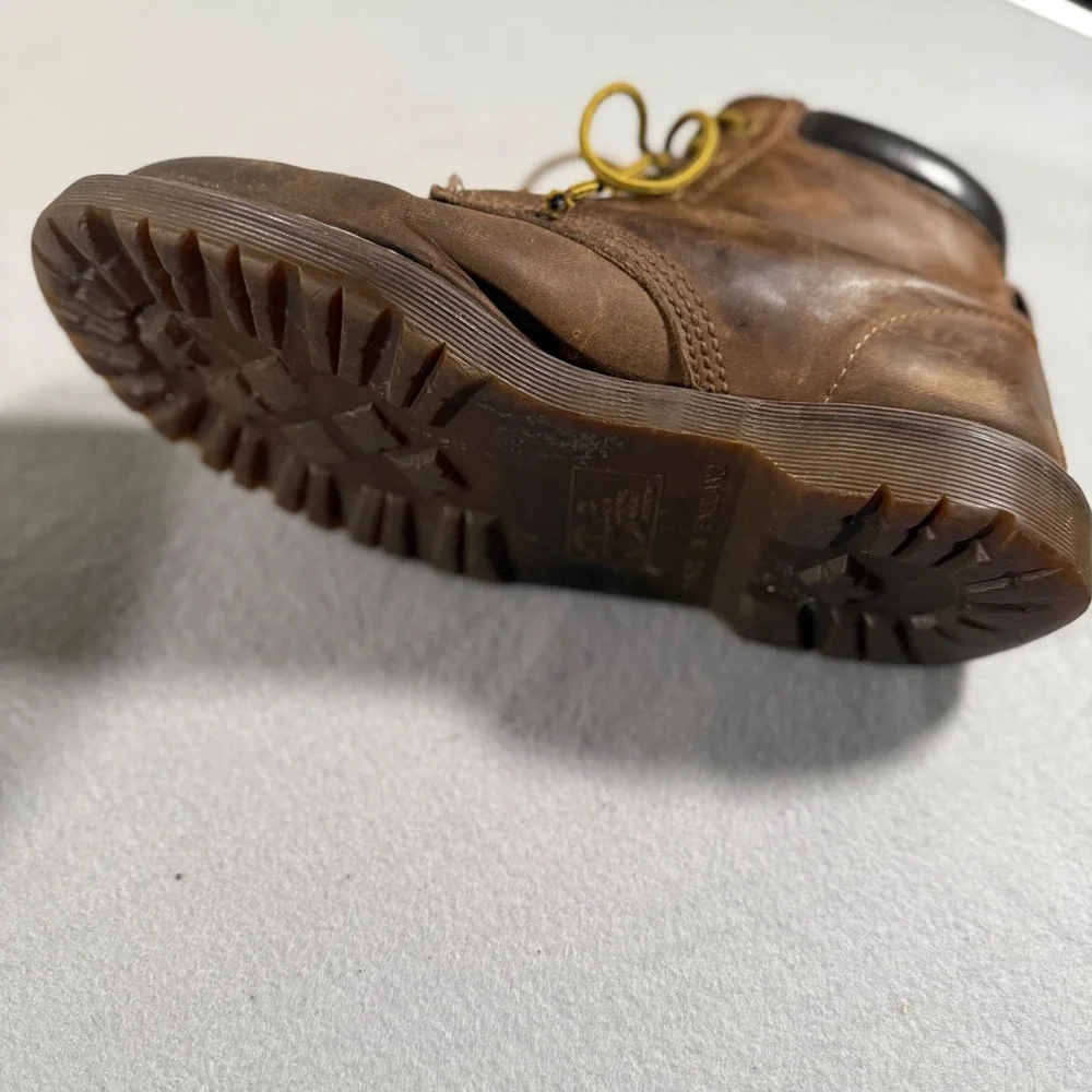 Dr. Martens 939 Made in England Vintage Brown Leather Boots Mens 9